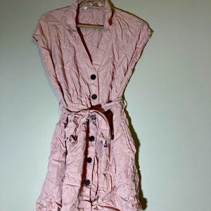 Zara button down dress
